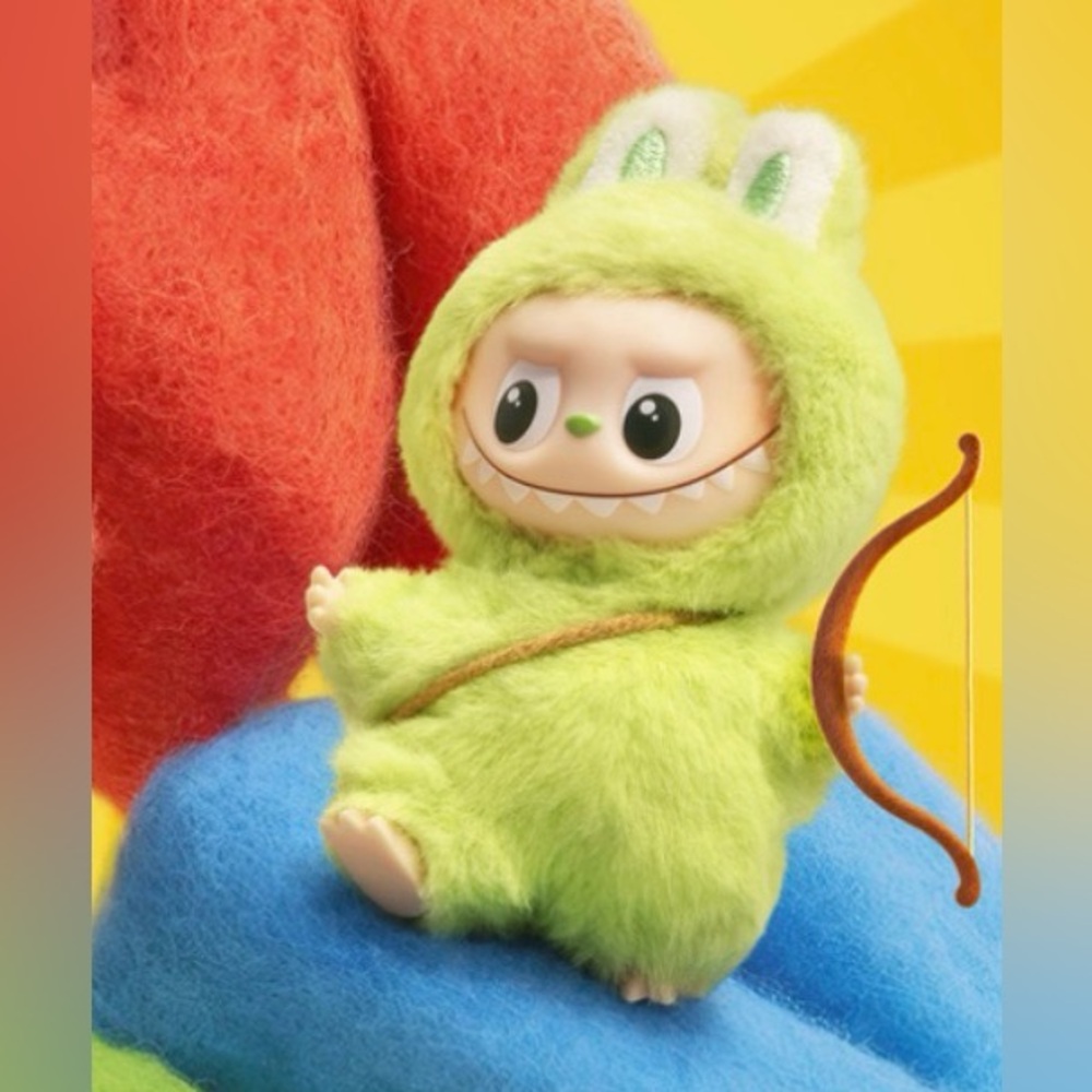 POP MART The Monsters - Pin for Love - V (Lime Green) Plush Pendant